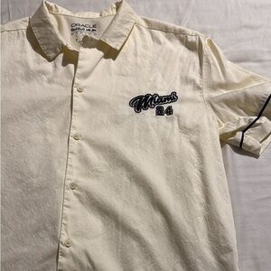 Oracle Men's Cream Polo Shirt